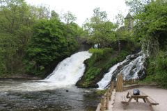 Wasserfälle von Coo im Tal der Ambléve in Belgien
