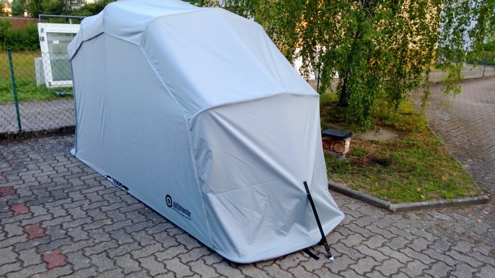 Mototent von Motomonster.com.pl - Motorradgarage - Benzingerede - Tigerhome